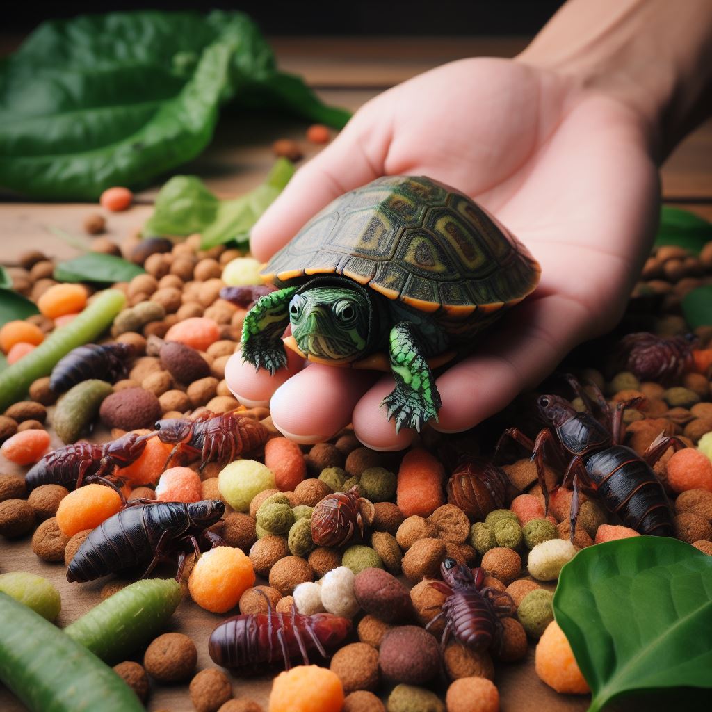 How to Feed a Baby Map Turtle