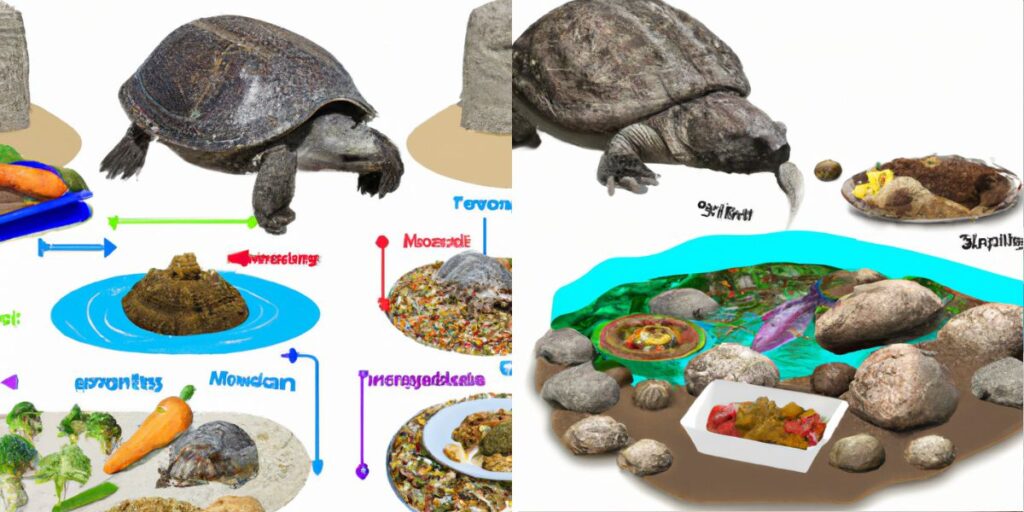 what do snapping turtles eat in captivity