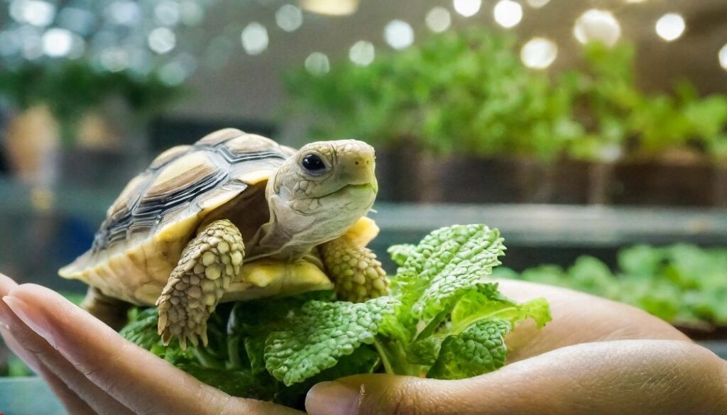 What to Feed Baby Sulcata Tortoise?