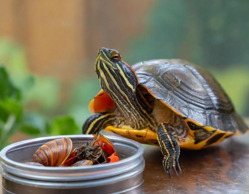 Can a Red Eared Slider Eat Roaches