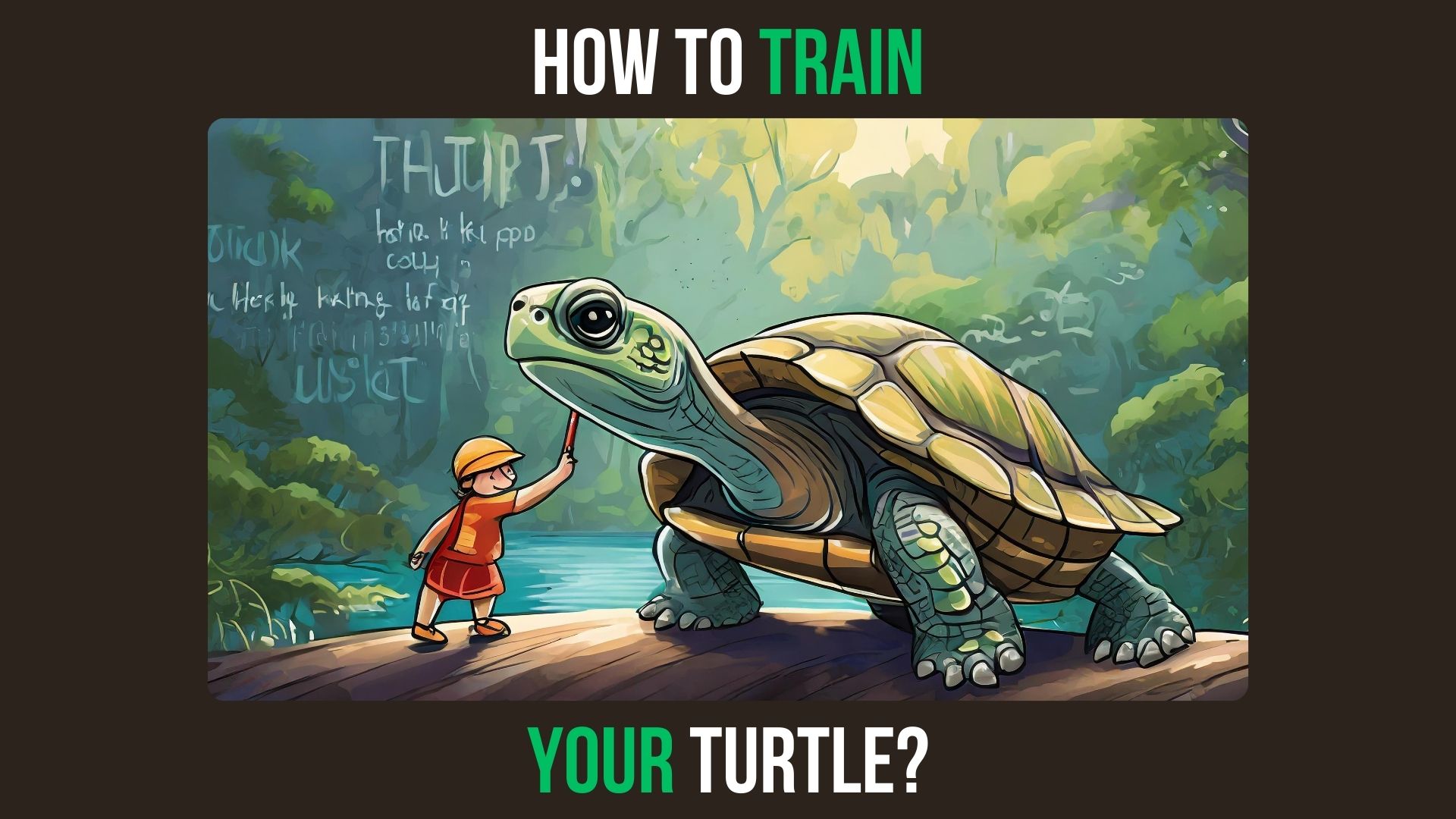 How to Teach Your Pet Turtle