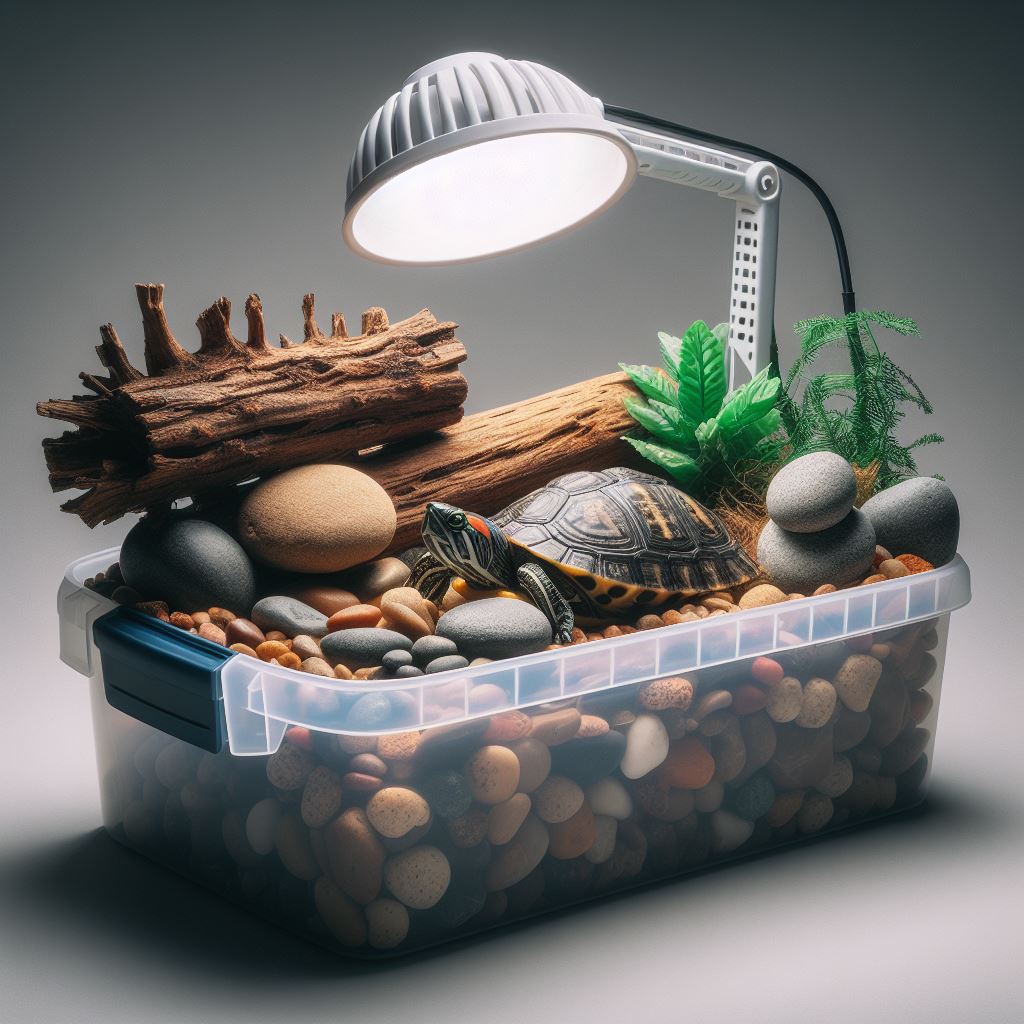 How to Make a Turtle Habitat Out of Household Items