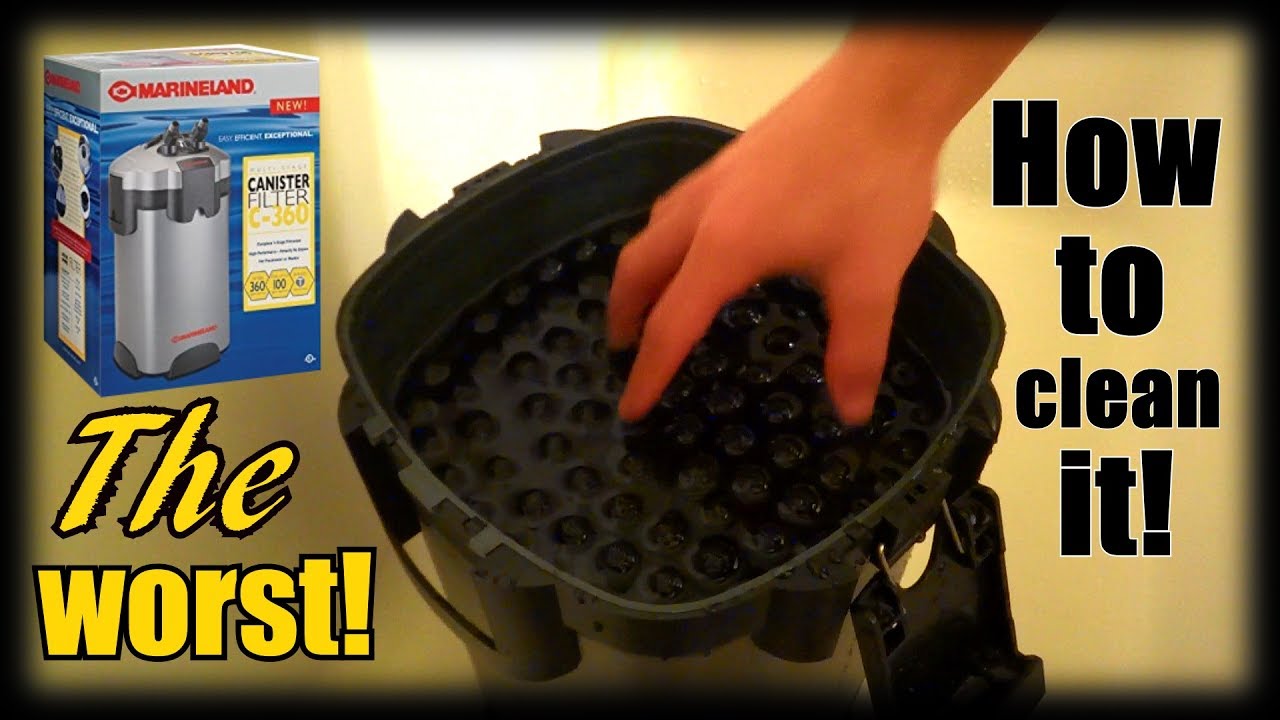 How to Clean Marineland 360 Canister Filter